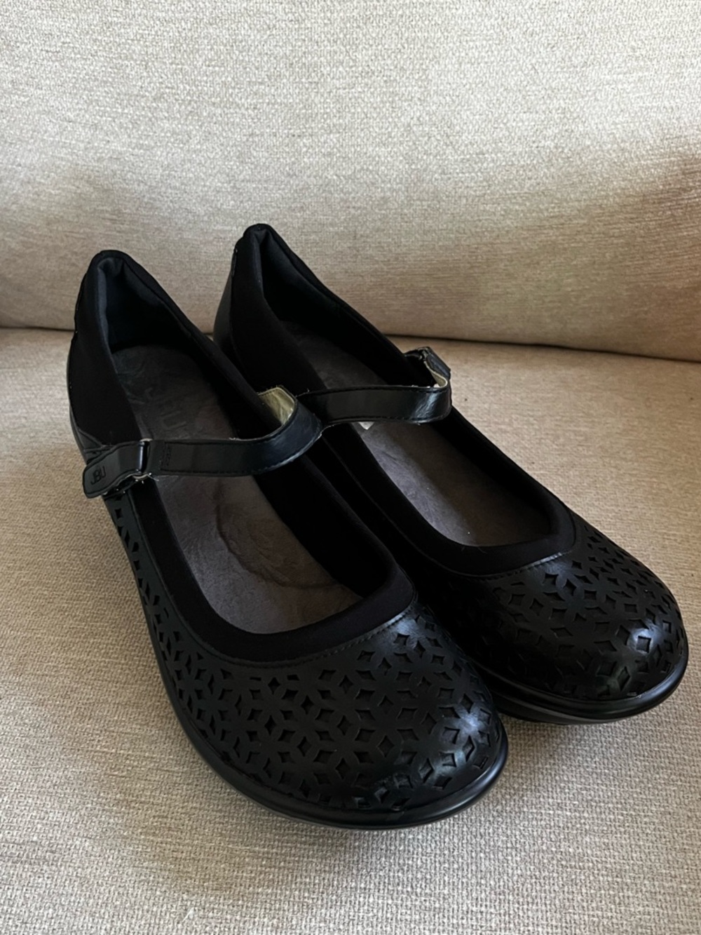 JBU by Jambu Women's Alicante Wedge Pumps in black.
